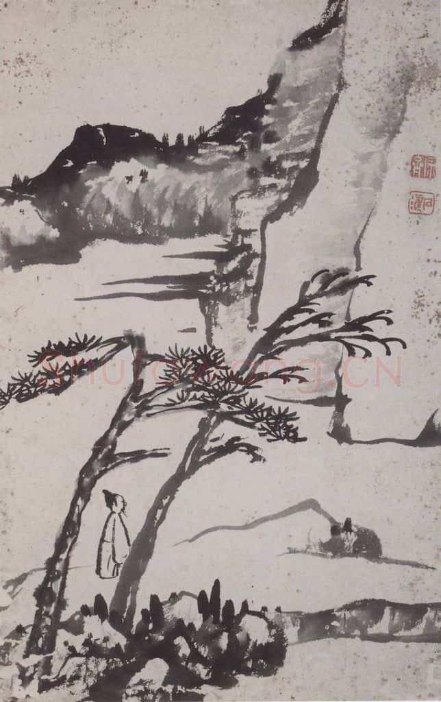 清 石涛《石涛山水图册》书画作品