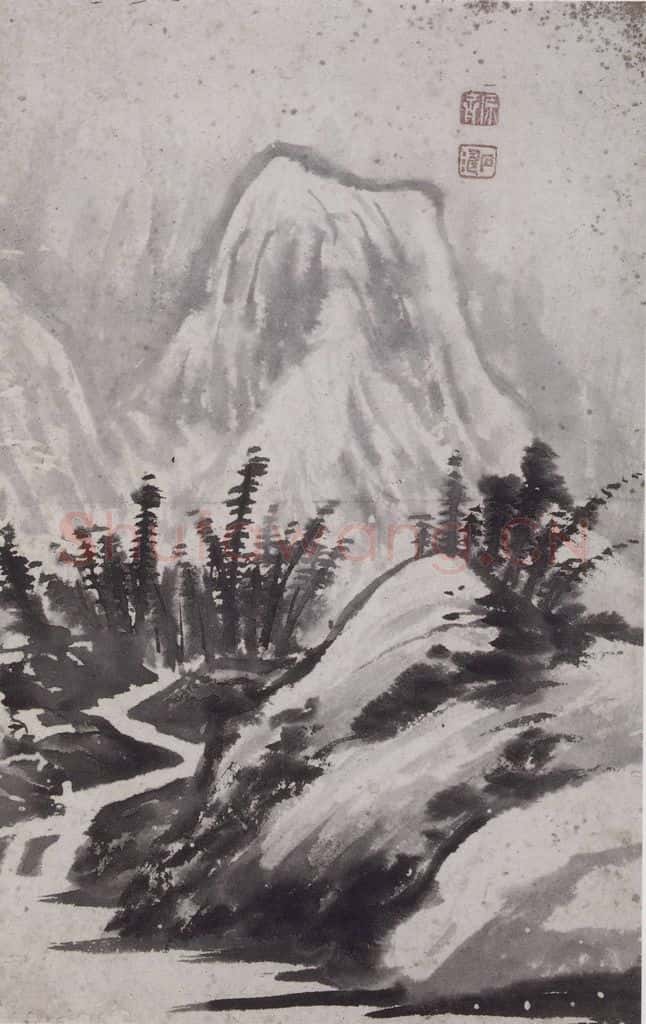 清 石涛《石涛山水图册》书画作品