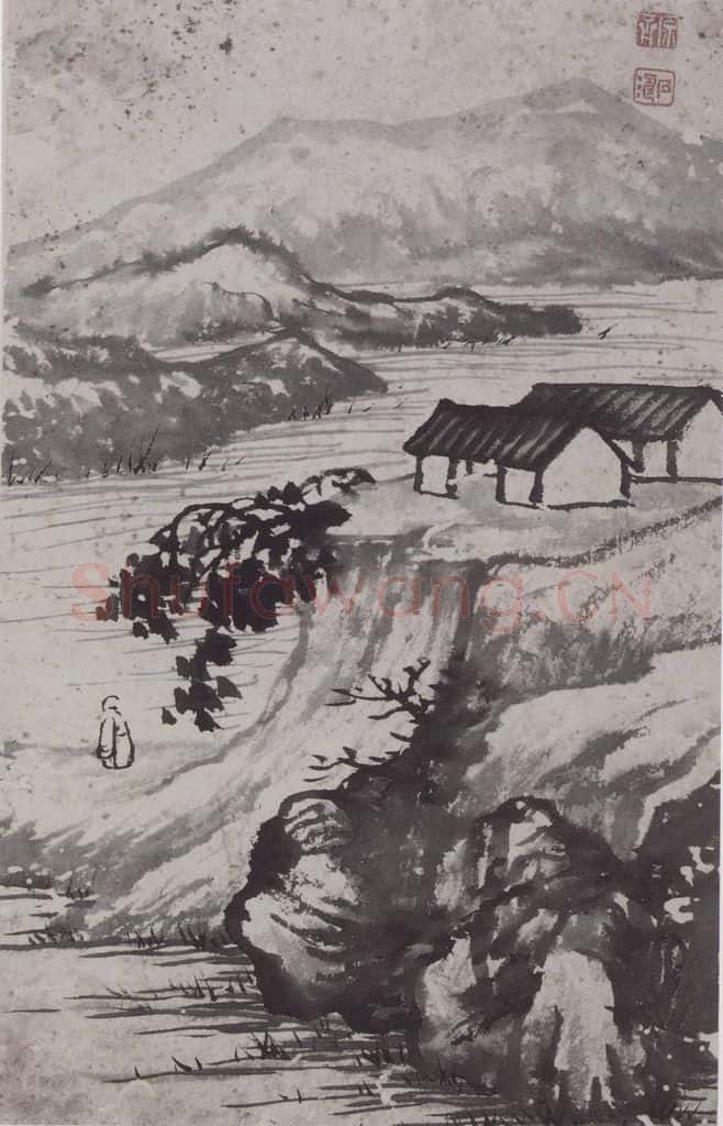 清 石涛《石涛山水图册》书画作品