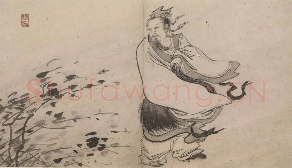 明 张路《张路人物山水图册》书画作品