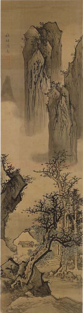 清 上官周《上官周山水图屏》书画作品