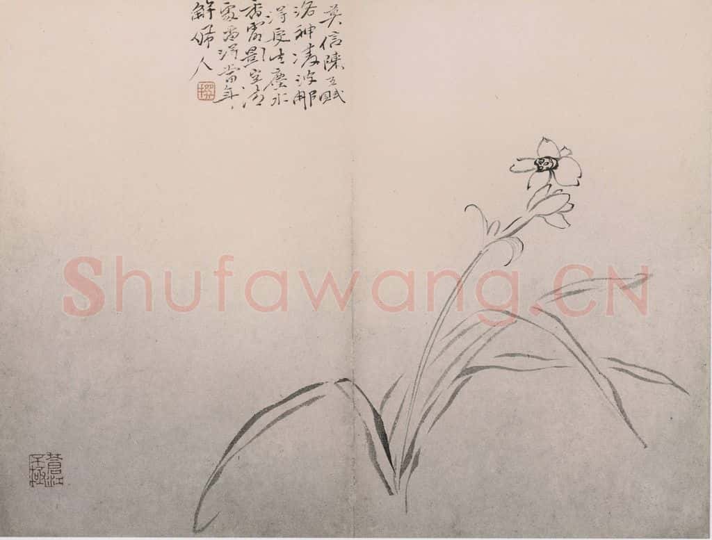 清 陈撰《陈撰花卉图册》书画作品