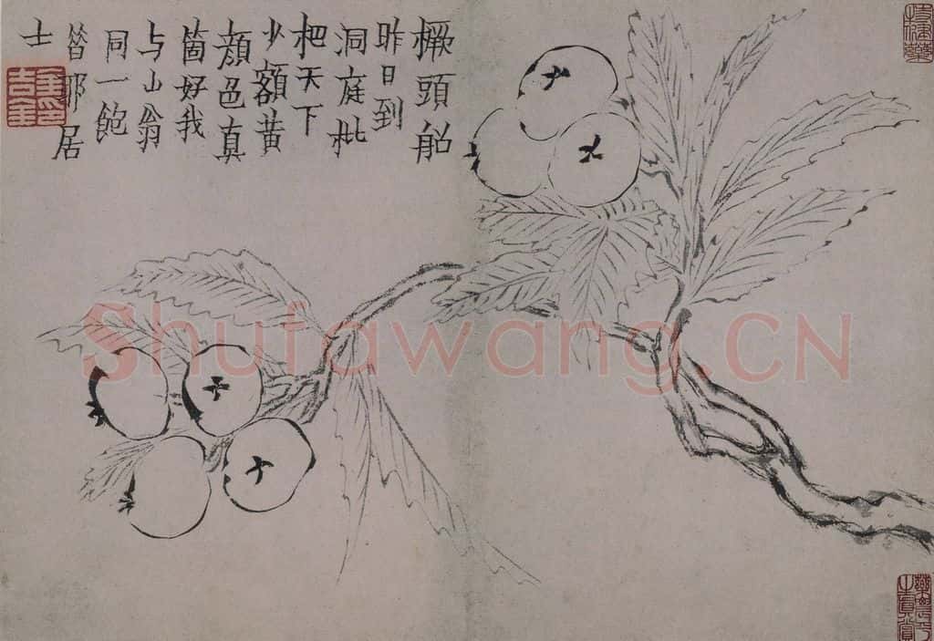 清 金农《金农杂画图册》书画作品