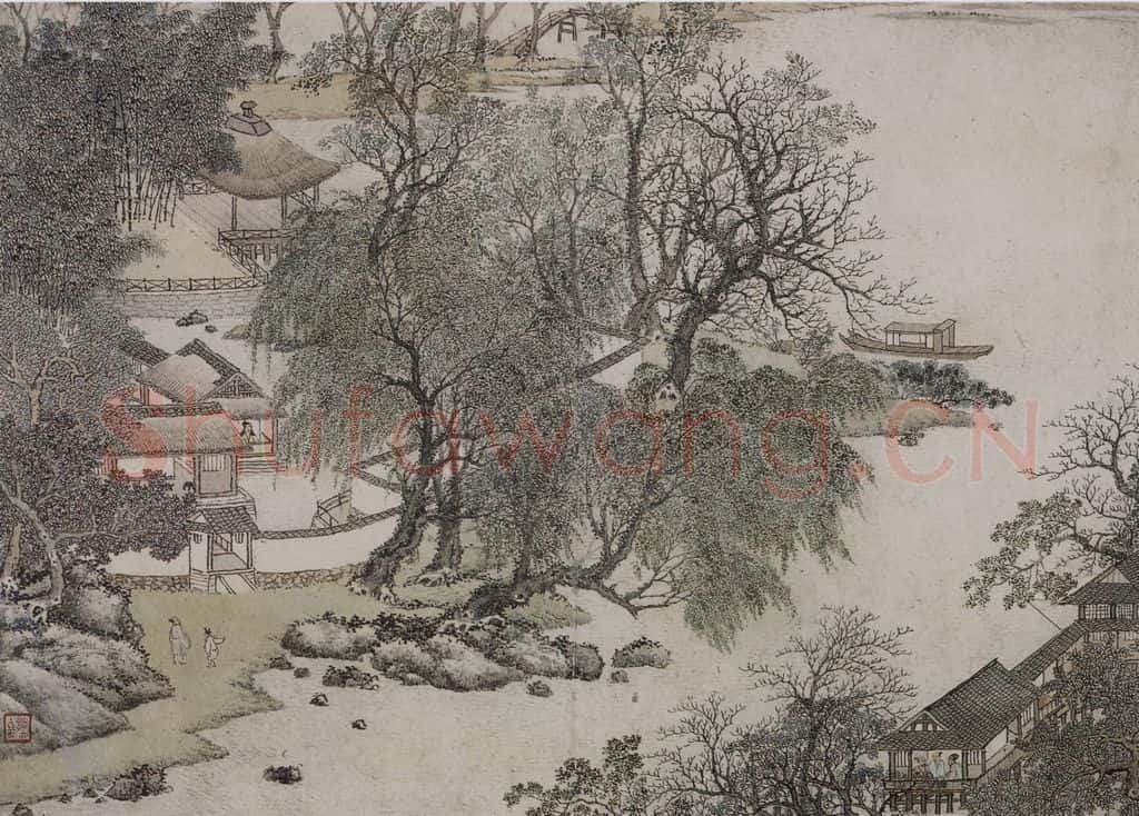 清 蔡嘉《蔡嘉山水图册》书画作品