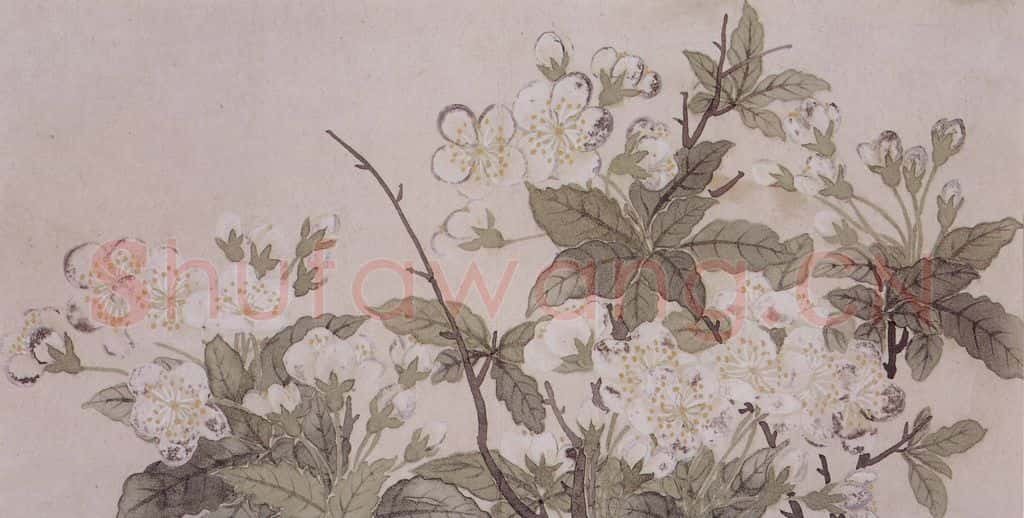 清 董诰《董诰花卉图册》书画作品