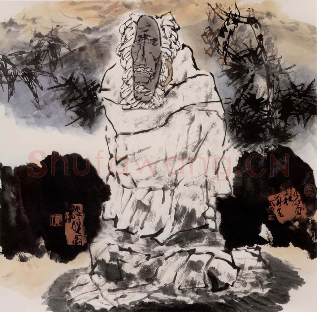 2005年 方增先《破壁图》书画作品