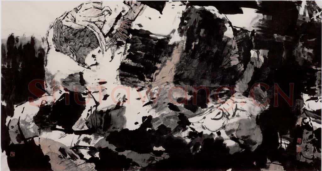 2005年 方增先《旧梦》书画作品