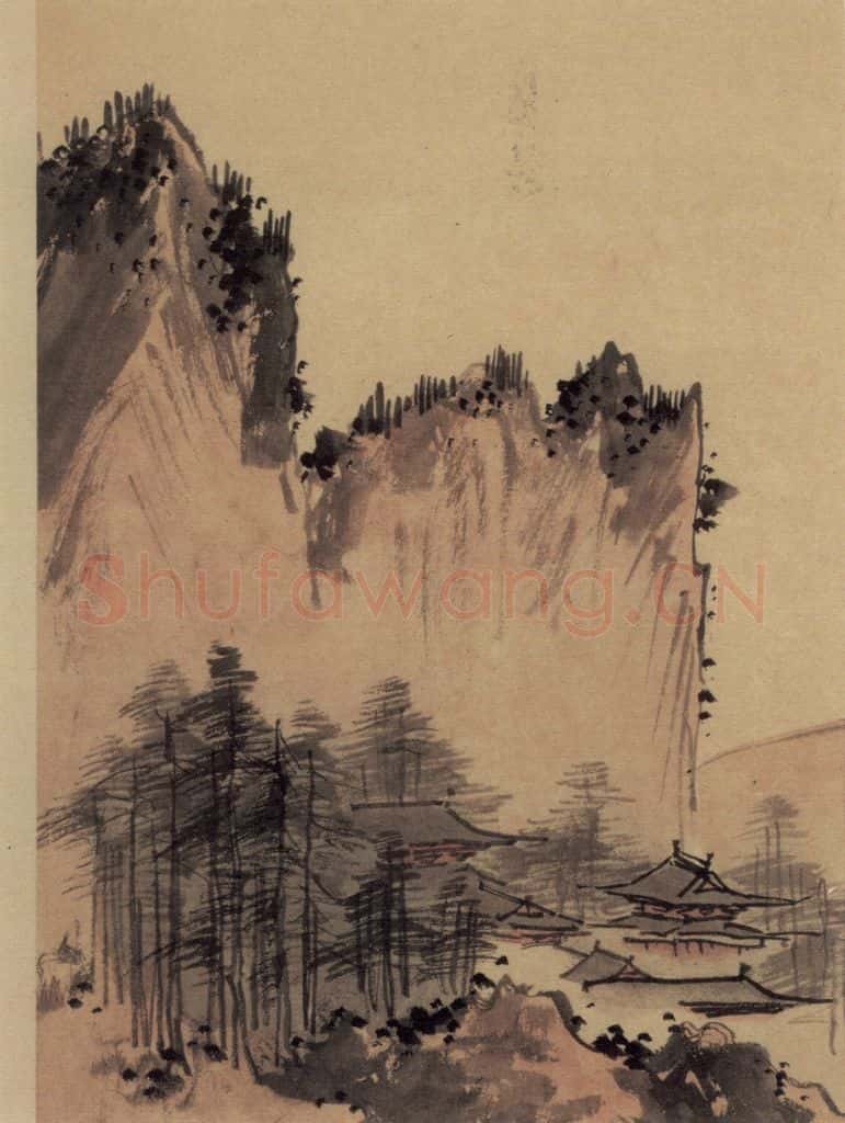 元 赵孟頫《赵孟頫淮云院记》上图之三 书画作品