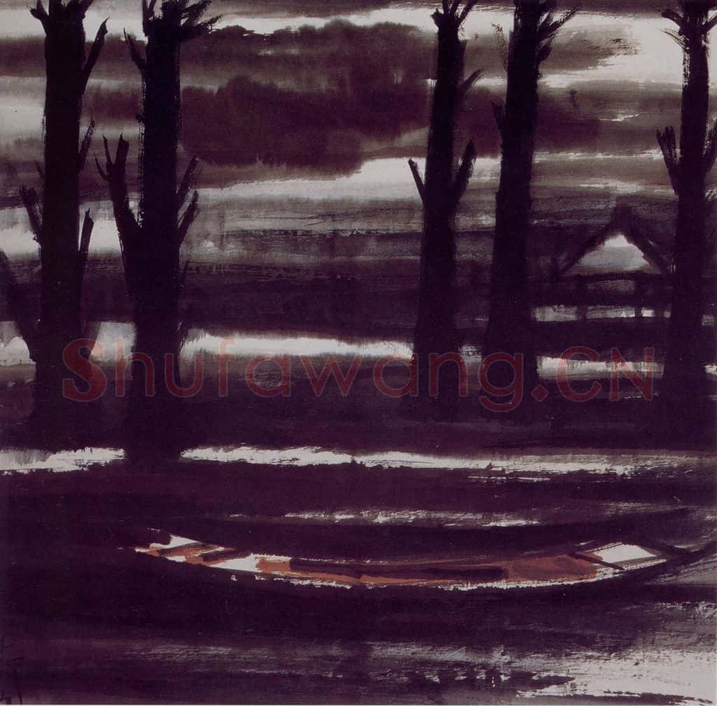 1948年 林风眠《冬》书画作品