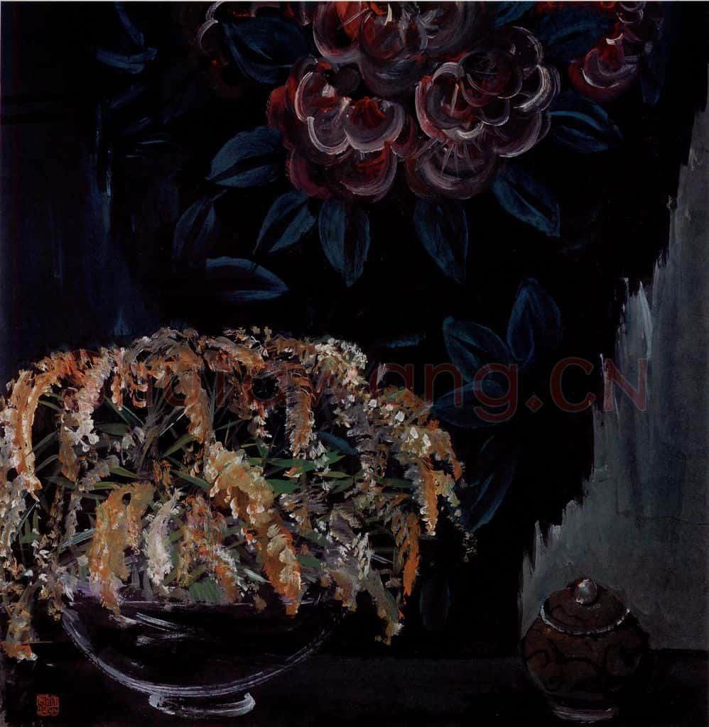 50年代 林风眠《壁挂》书画作品