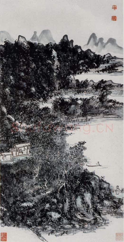 黄宾虹《山水》书画作品