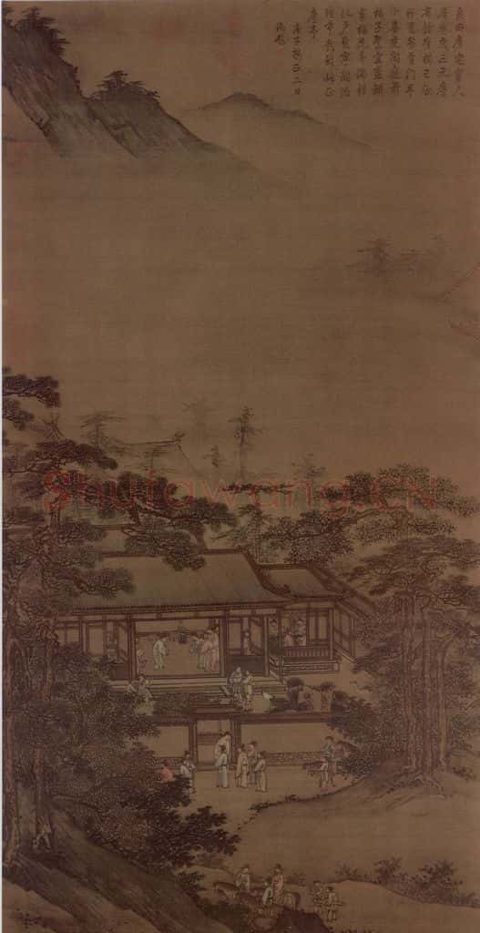 宋 佚名 岁朝图轴 书画作品
