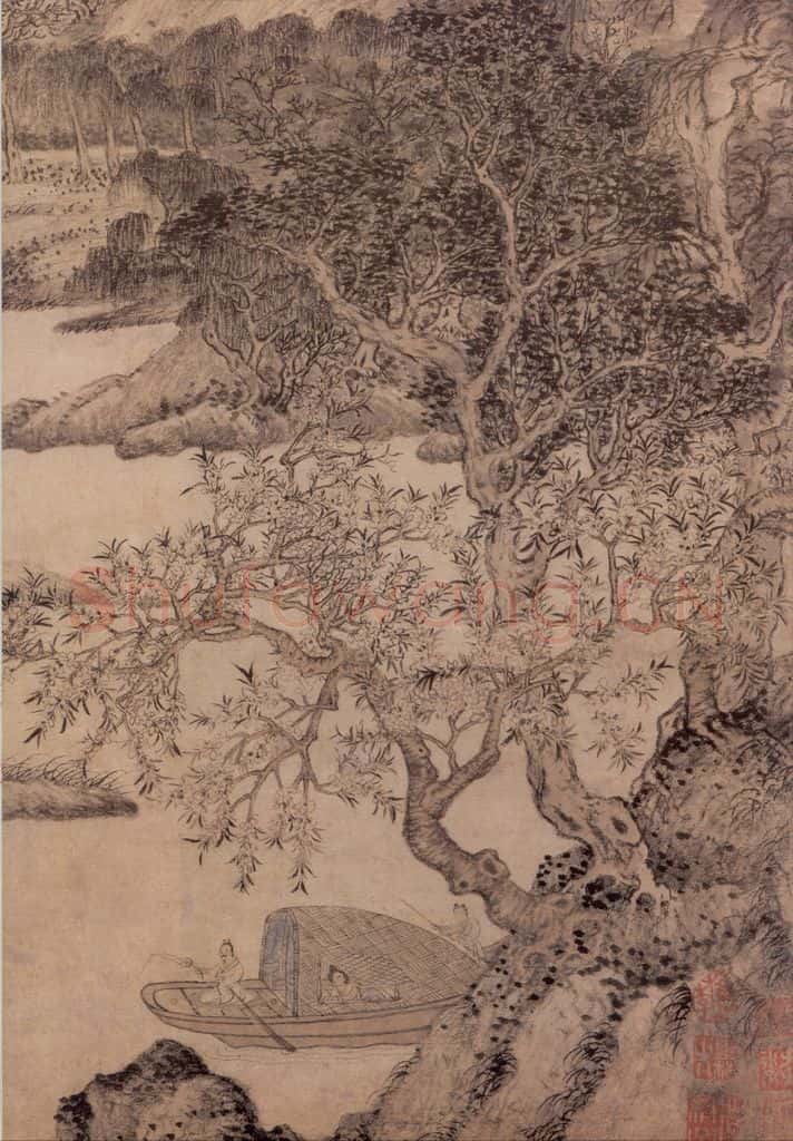 元 王蒙 花溪渔隐 书画作品