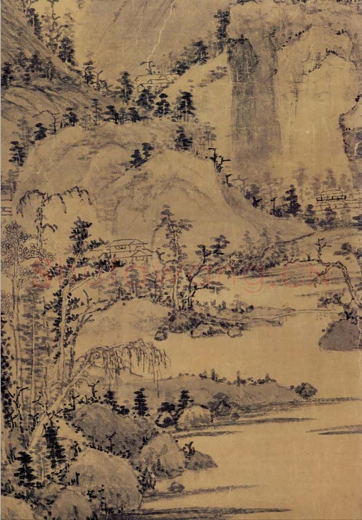 元 黄公望 九珠峰翠图 书画作品