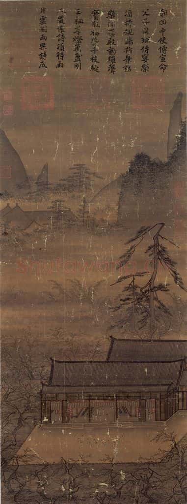宋 马远《华灯侍宴图》书画作品