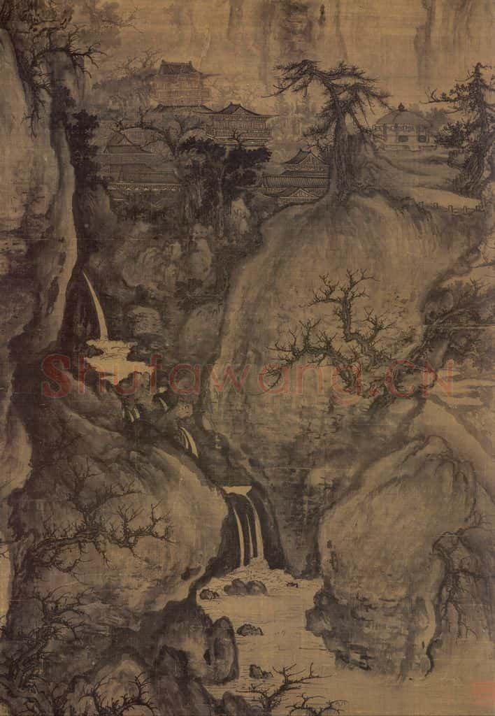 宋 郭熙《早春图》书画作品
