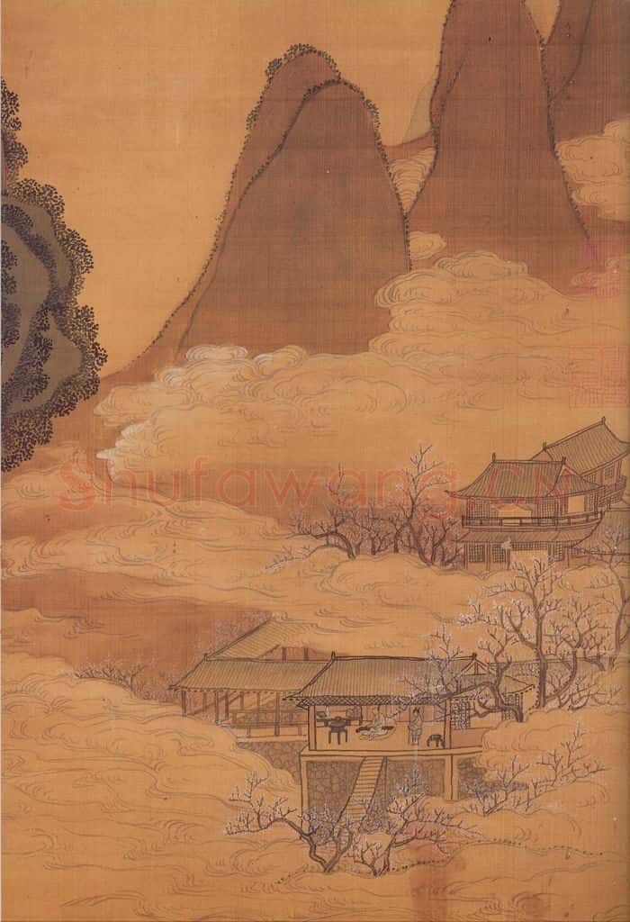 清 吴歴《梅花山馆》书画作品