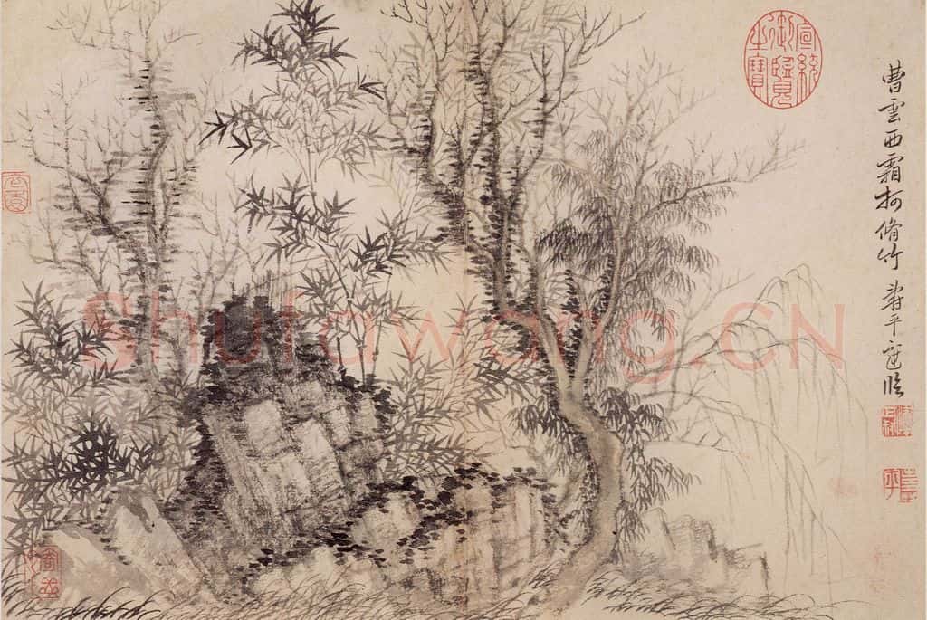 清 恽寿平《写生墨妙》书画作品