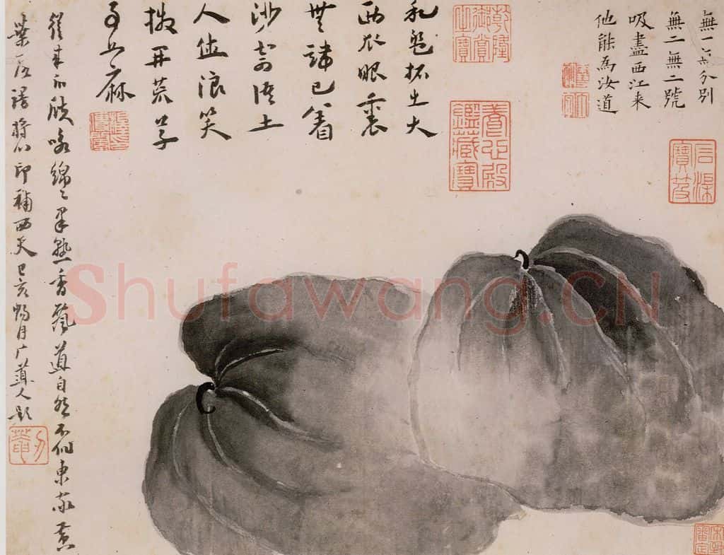 清 传綮《写生》书画作品