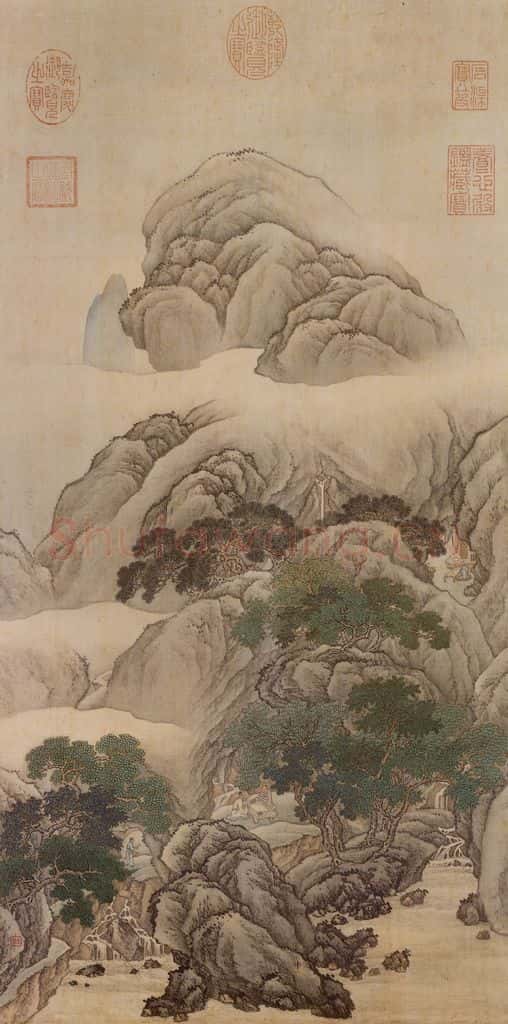 清 王云《画山水》书画作品