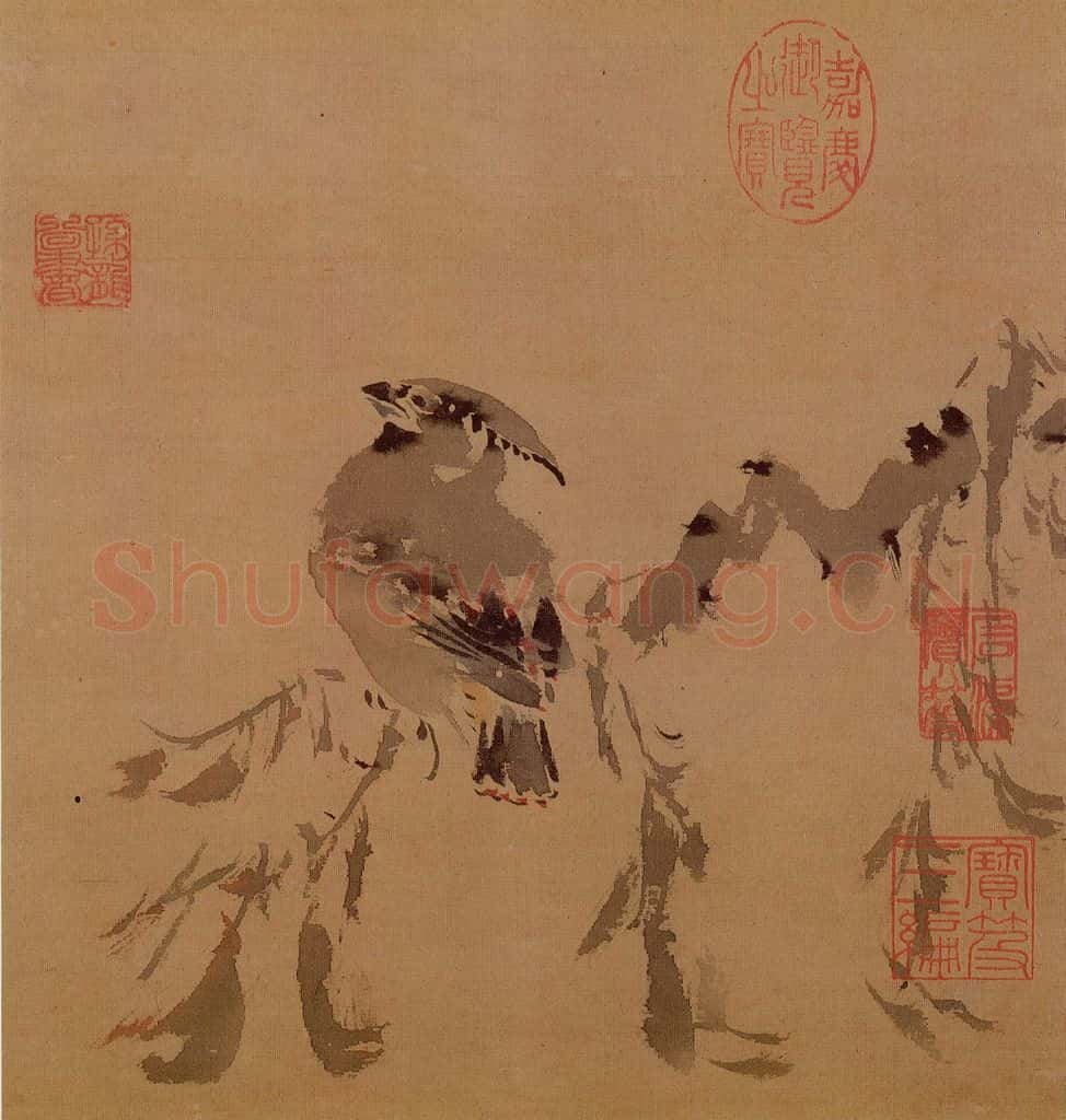 明 孙龍《写生》书画作品
