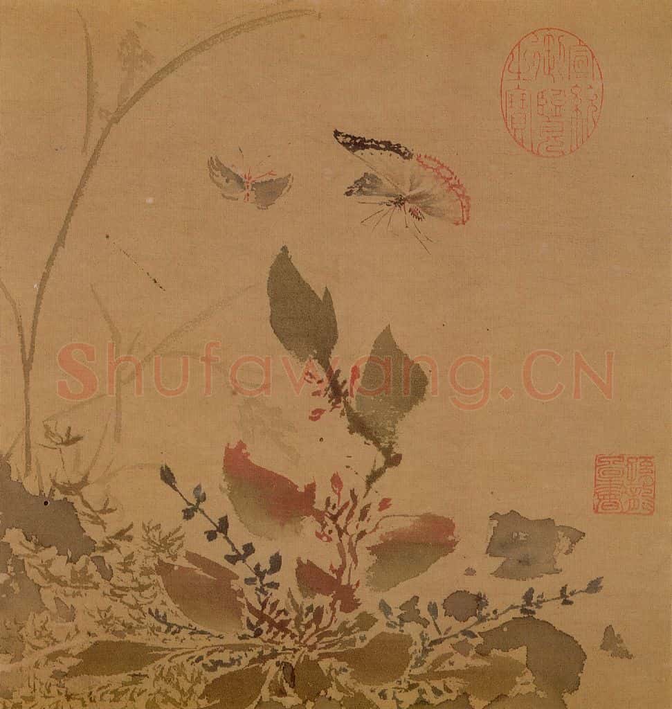 明 孙龍《写生》书画作品