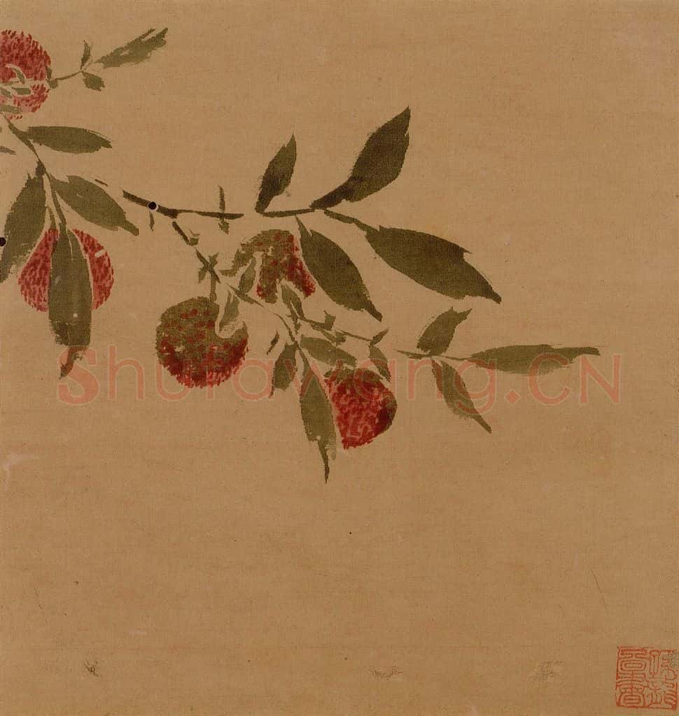 明 孙龍《写生》书画作品