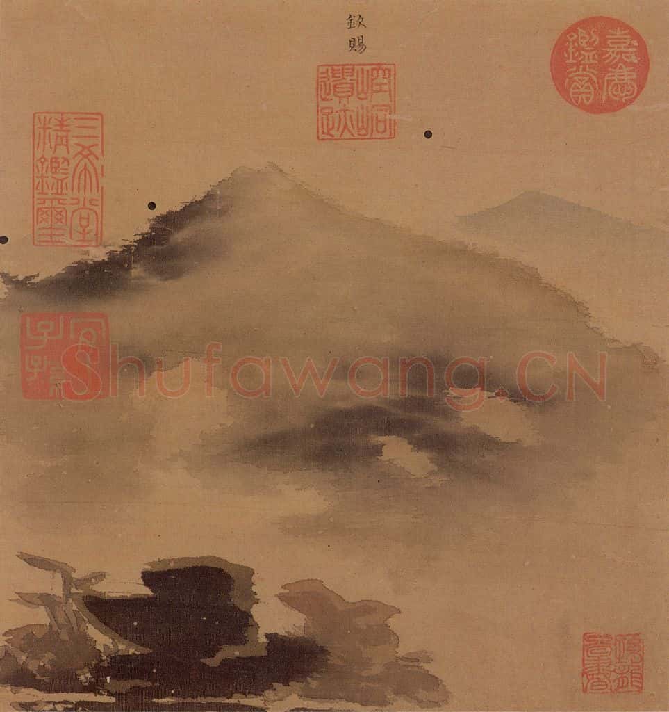 明 孙龍《写生》书画作品