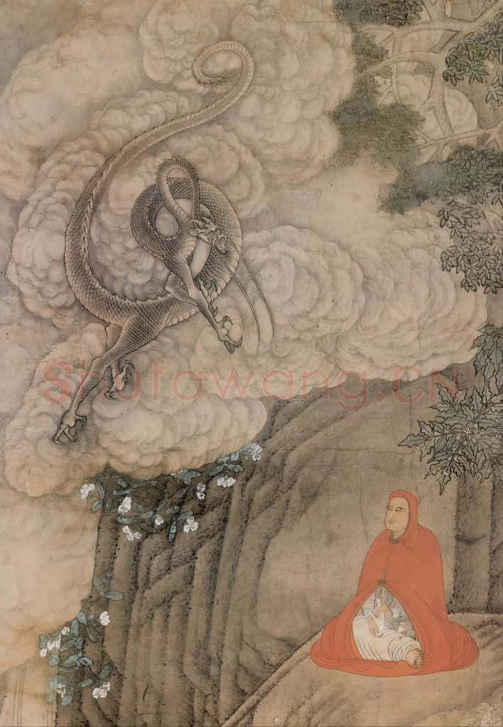 明 吴彬《画罗汉》书画作品