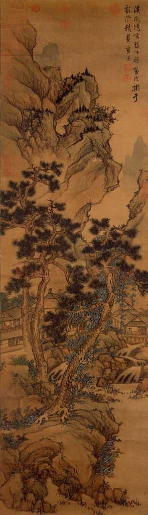 明 蓝瑛《画溪阁清言》书画作品