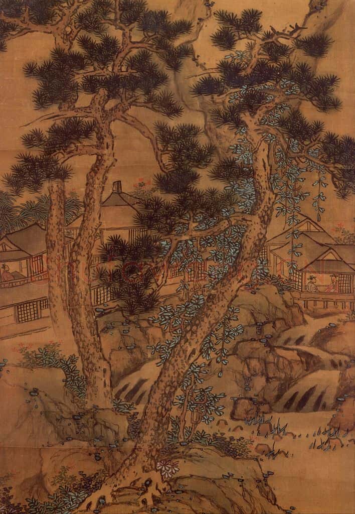 明 蓝瑛《画溪阁清言》书画作品