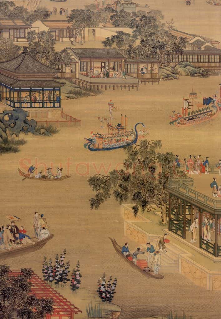 清 《画院月令图》书画作品
