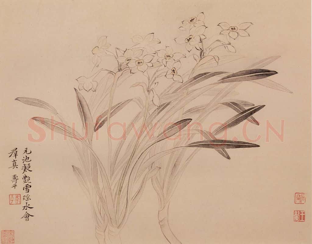 清朝 恽寿平 摹古 书画作品