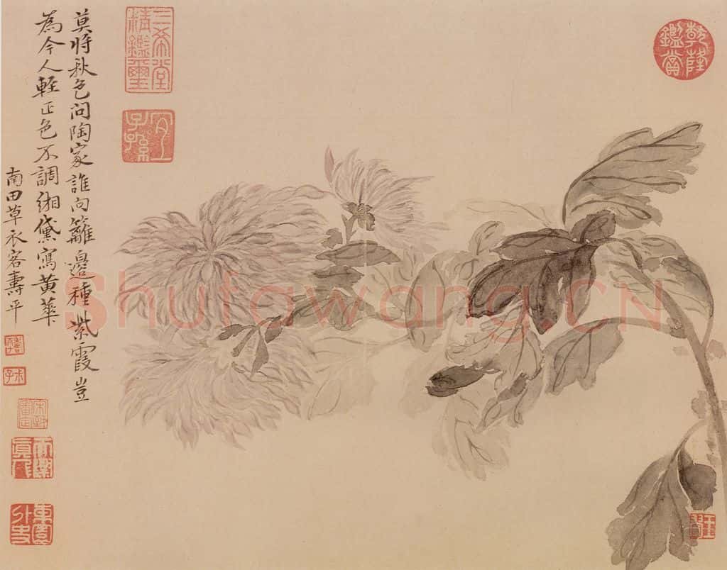 清朝 恽寿平 摹古 书画作品
