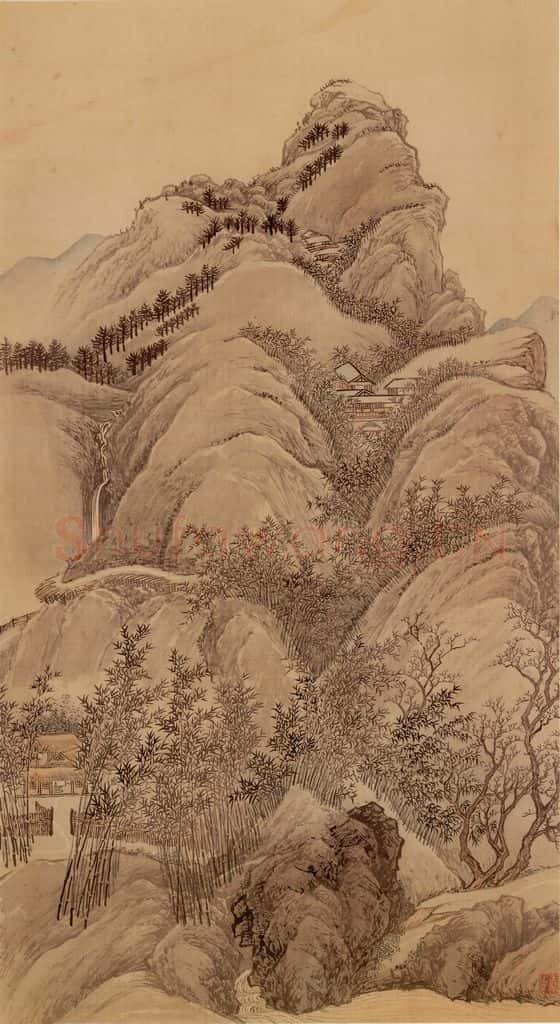 清 王翚《临唐宋各家山水（十二开）》书画作品