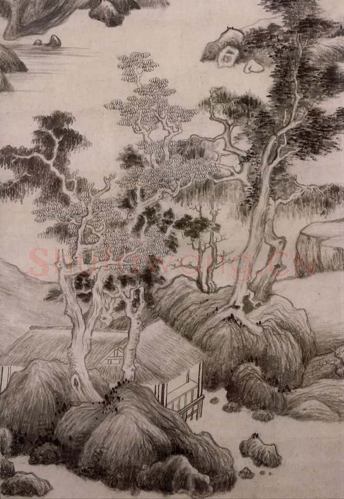 明朝 董其昌 葑泾访古图 书画作品