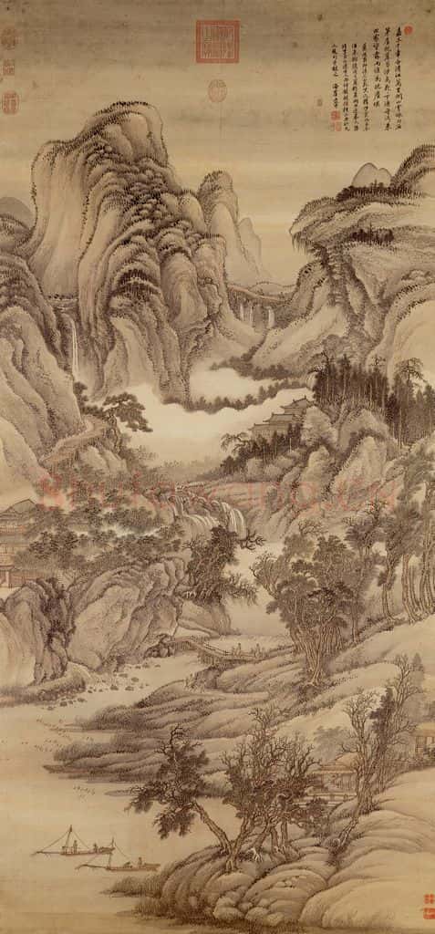 清 王翬 山水 书画作品