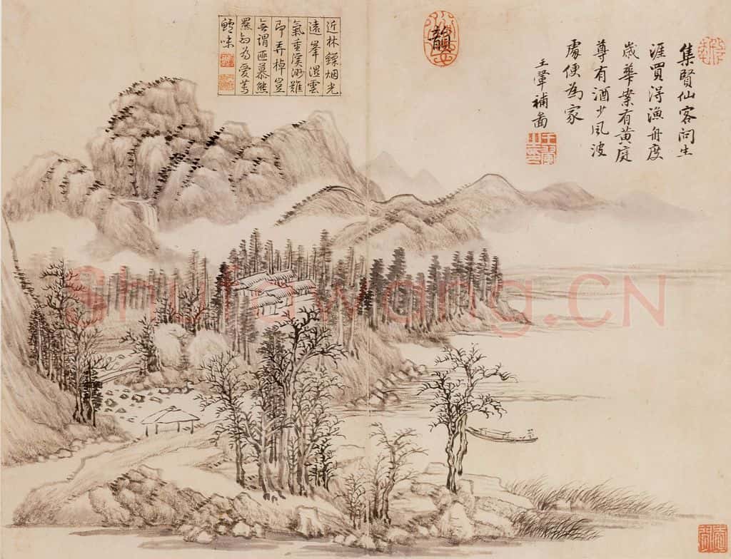 清 王翬 山水 书画作品