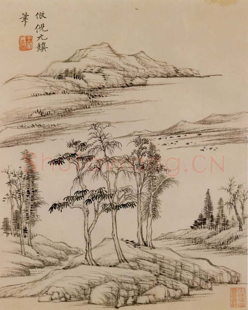 清 王翬 图绘 书画作品