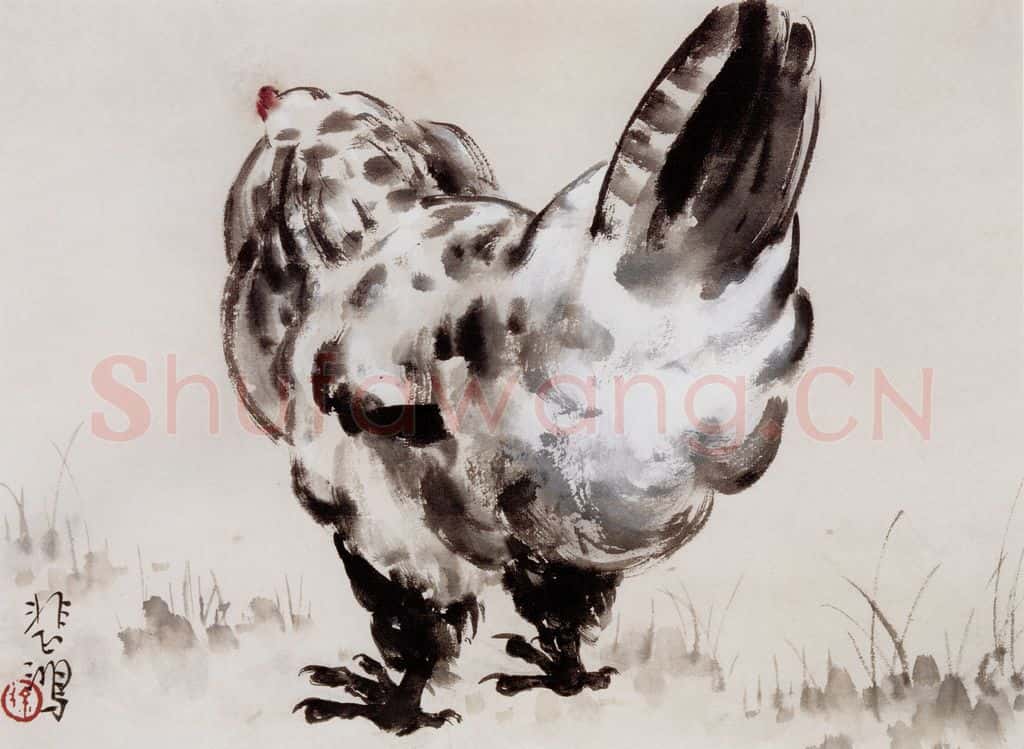 现代 徐悲鸿《动物册页》书画作品
