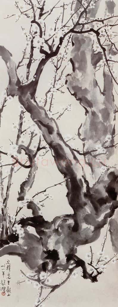 现代 徐悲鸿《俏春》书画作品