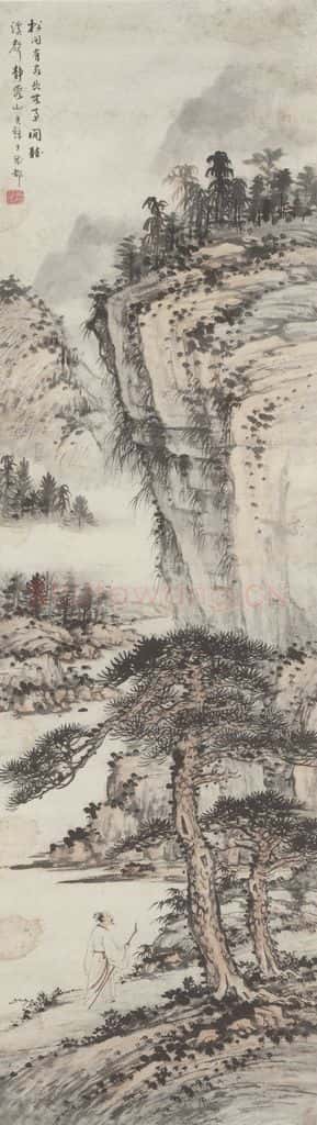  黄君璧《山水》书画作品