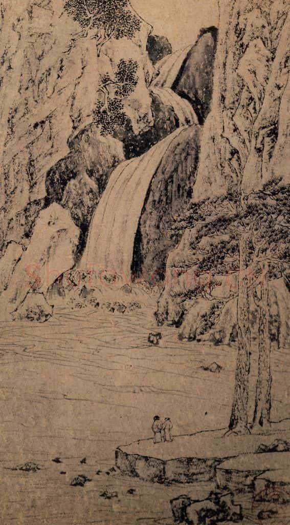 明 文徵明《山水册》书画作品