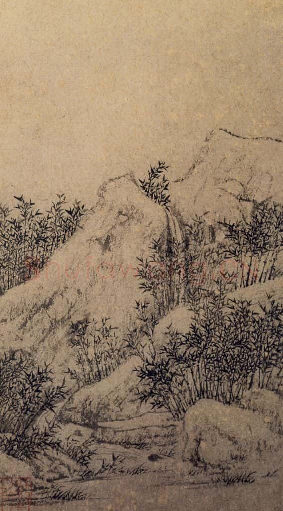 明 文徵明《山水册》书画作品