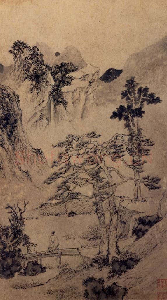 明 文徵明《山水册》书画作品