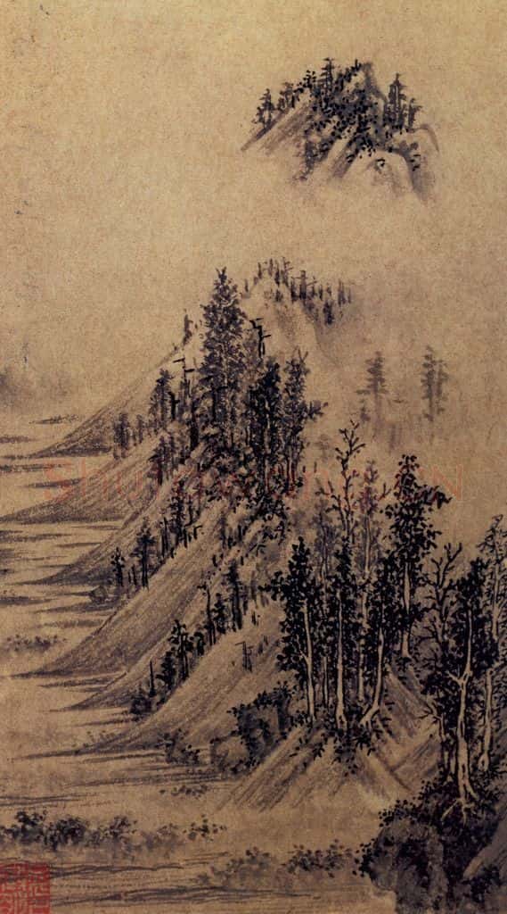 明 文徵明《山水册》书画作品