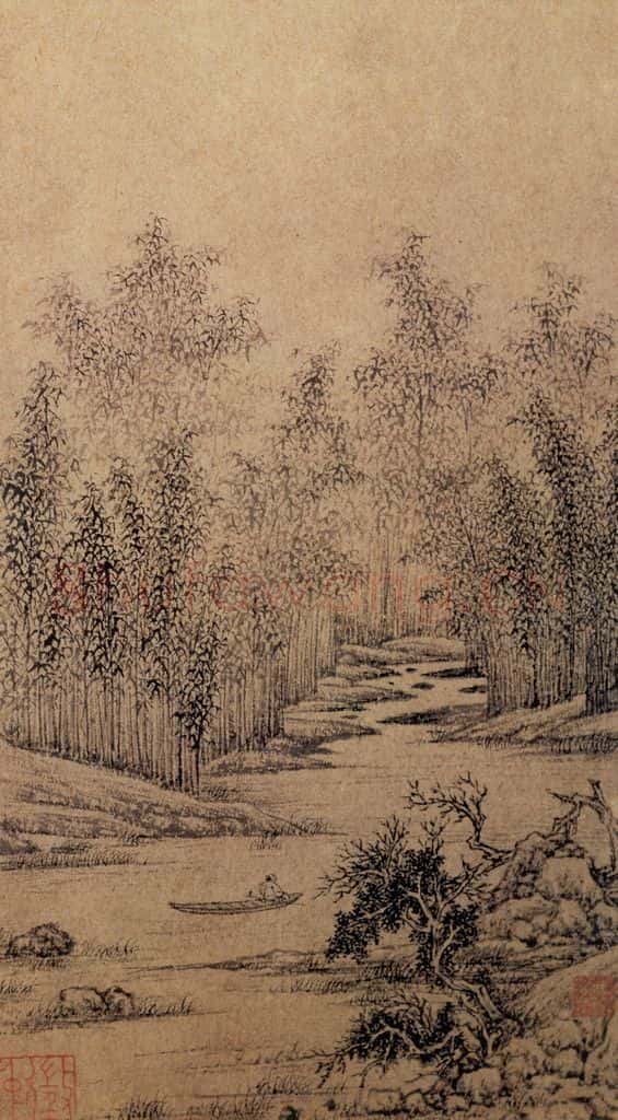 明 文徵明《山水册》书画作品