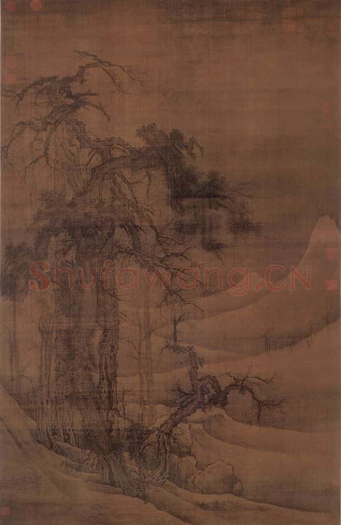 北宋 郭熙 寒林图 书画作品