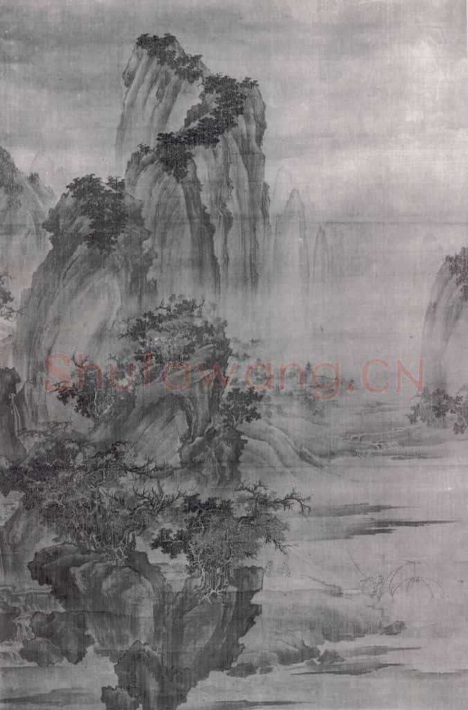 五代 荆浩 渔乐图 书画作品