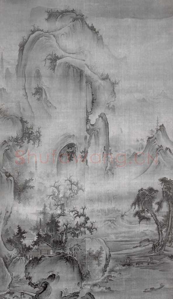 北宋 郭熙 云烟揽胜图 书画作品
